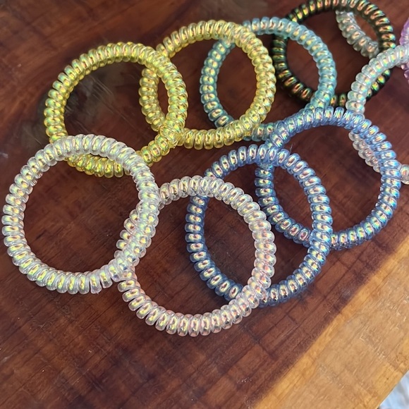 11 piece tele cord ponytail, 5” - Picture 4 of 4